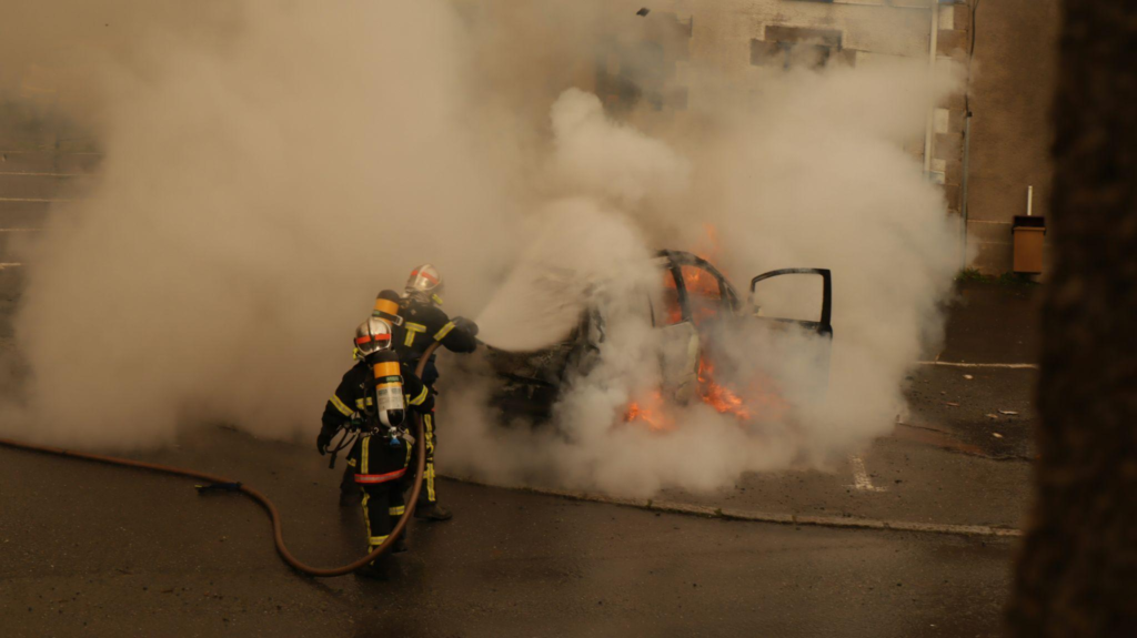 Smoke coming from a fire